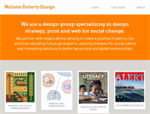 Tablet Screenshot of melaniedohertydesign.com